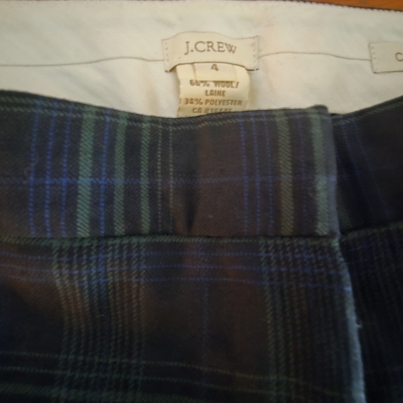 J. Crew Plaid cafe Capri - Picture 3 of 5
